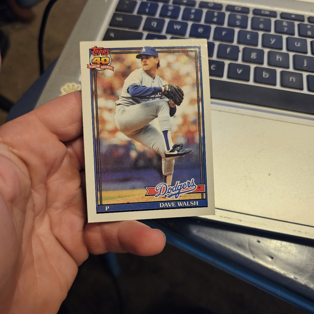 Dave Walsh baseball card